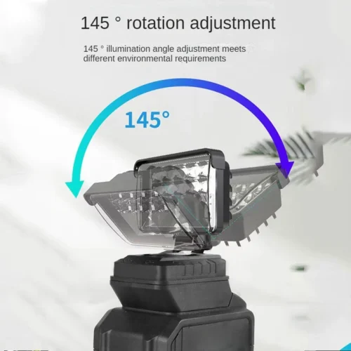 Durable Emergency Flood Light – Cordless 4-in-1 Handheld Light Compatible with Makita Battery