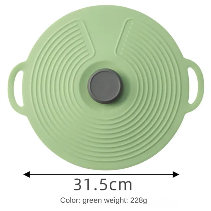 Silicone Preservation Cover - High-Temperature Resistant, Washable Pot Cover for Preventing Overflow in the Kitchen