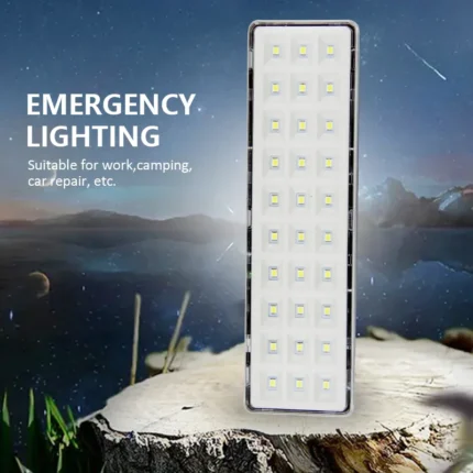 Rechargeable Emergency Lamp – 30 LED, 2 Dimmable Modes, Portable Camping Lantern for Power Outages and Outdoor Night Repairs