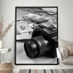 High-Quality Retro Black and White Vintage Photo Poster | Classic Wall Art Decor for Home and Room
