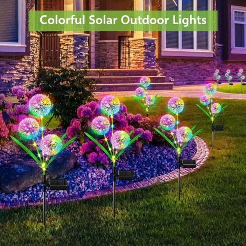 Solar Dandelion Flower Light – Waterproof LED Decorative Lamp for Gardens & Pathways