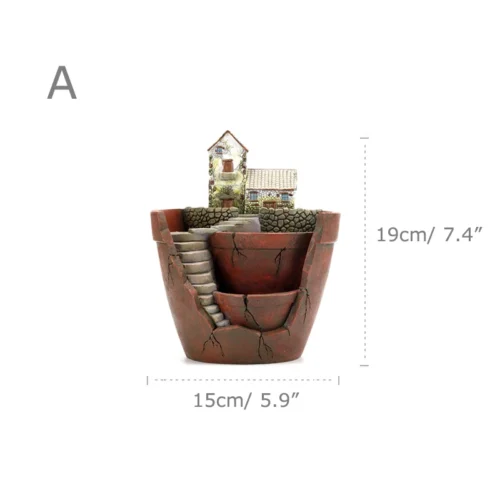 Unique Flower Pot Farmhouse Decor: Decorative Planter for Succulents