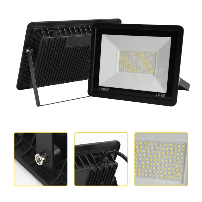 LED Flood Light 10W 20W 30W 50W 100W AC 220V Reflector Spotlight Street Light Wall Lamp IP66 Waterproof Outdoor Garden Lighting