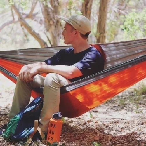 Portable Outdoor Parachute Hammock – Single Person Camping Hammock, Durable and Comfortable