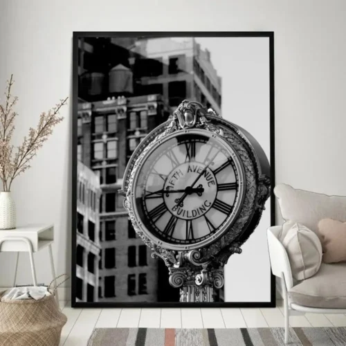 High-Quality Retro Black and White Vintage Photo Poster | Classic Wall Art Decor for Home and Room