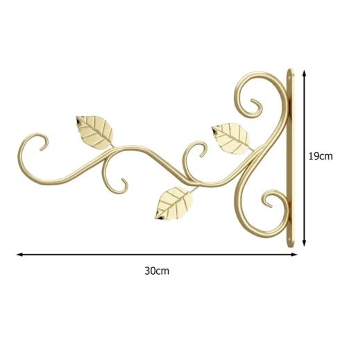 Stylish Indoor and Outdoor Wall Plant Holder – Metal Hanging Basket for Plants