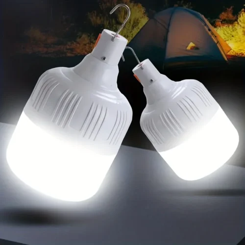 Small Emergency LED – USB Rechargeable Portable Lantern with Hook