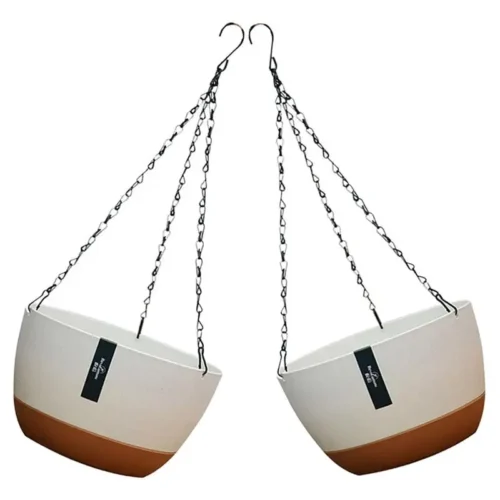 Elegant Set of Hanging Plant Pots – Baskets for Flowers and Watering