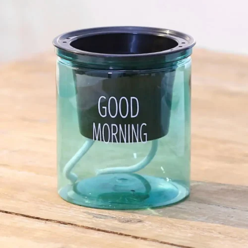 Automatic Water Absorbing Plant Flower Pot – Self-Watering Plastic Flowerpot