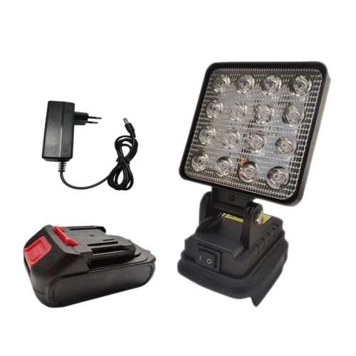 Durable Emergency Flood Light – Cordless 4-in-1 Handheld Light Compatible with Makita Battery