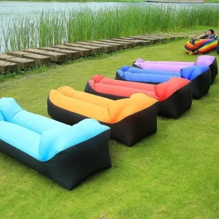 Fast Inflatable Air Sofa Bed – High-Quality Outdoor Sleeping Bag, Lazy Beach Sofa, 240x70cm
