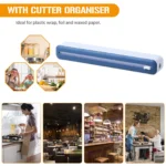 Multi-functional Plastic Cling Film Cutter - Convenient Home Kitchen Tool for Easy Tear and Dispensing of Plastic Wrap and Aluminum Foil