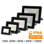 LED Flood Light 10W 20W 30W 50W 100W AC 220V Reflector Spotlight Street Light Wall Lamp IP66 Waterproof Outdoor Garden Lighting