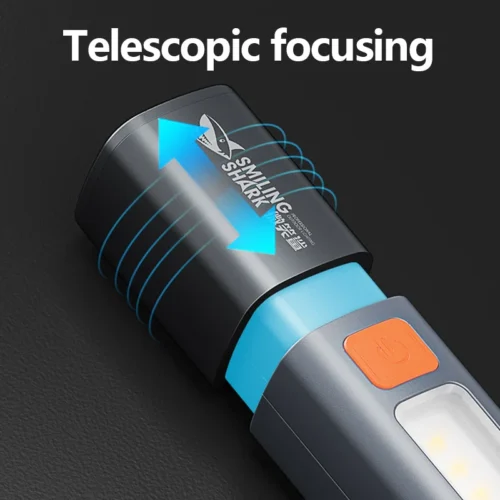 Tactic LED Tactical Flashlight – Super Bright USB Rechargeable Flashlight for Outdoor Use