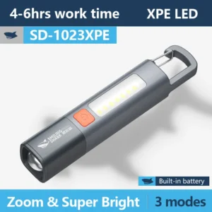 Tactic LED Tactical Flashlight – Super Bright USB Rechargeable Flashlight for Outdoor Use