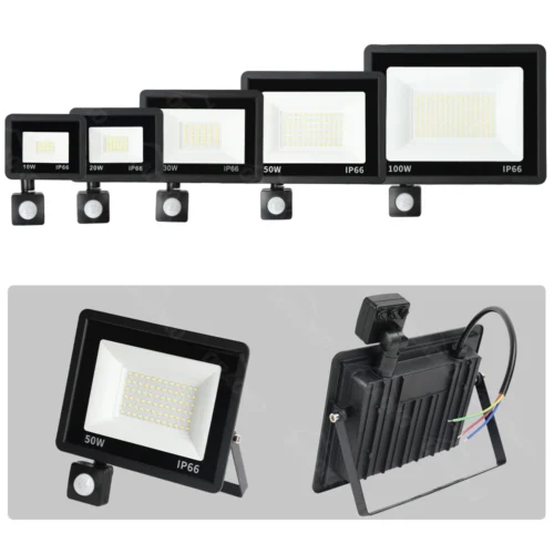 Motion Sensor Outdoor LED Lights – Waterproof LED Spotlight for Outdoor Security