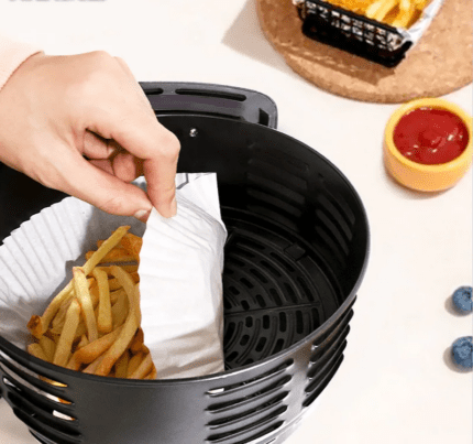 Nonstick Air Fryer Disposable Paper Liners - Oil-Proof, Non-Stick Baking Papers | Essential Air Fryer Kitchen Accessories