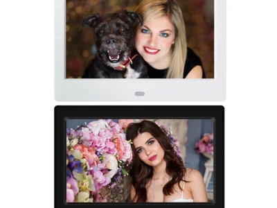 7" LED Digital Picture Frame with Full-View Screen, 800x480 Resolution, Clock & Calendar, Video Player, Smart Photo Album Frame