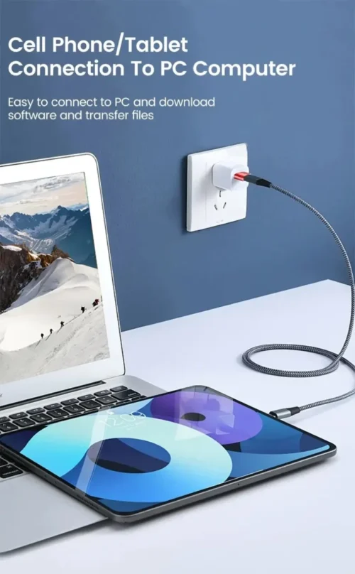 Original USB Quick Charger Cable for iPhone 14, 13, 12, 11 Pro Max, Mini, 8 Plus, XR, X, XS, SE - Fast Charging & Data Sync, 1m/2m