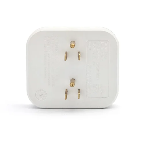 6-Outlet Extender Grounded Wall Adapter with 3-Prong Power Outlet Splitter, 15A/125V/1875W Capacity - Image 4