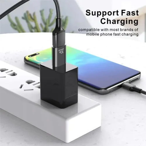 10A OTG Type C converter to USB 3.0 Converter, Fast Charging Data Adapter for Laptops and Smartphones