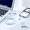 Original USB Quick Charger Cable for iPhone 14, 13, 12, 11 Pro Max, Mini, 8 Plus, XR, X, XS, SE - Fast Charging & Data Sync, 1m/2m