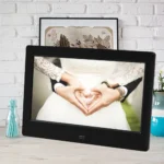 7" LED Digital Picture Frame with Full-View Screen, 800x480 Resolution, Clock & Calendar, Video Player, Smart Photo Album Frame