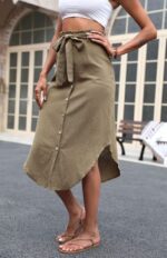 Solid Color Irregular Skirt for Fashion Forward Style