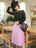 Chic and Versatile Mid-Length A-Line Skirt