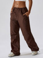 Relaxed Fit Straight-Leg Casual Overalls with Pockets