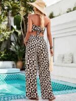 New Style Elegant Fashion Printed Vacation Two-Piece Set