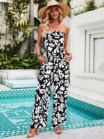 New Style Elegant Fashion Printed Vacation Two-Piece Set