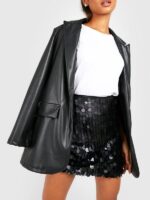 Glamorous and Alluring | Sequined Short Skirt for a Hot and Sexy Look