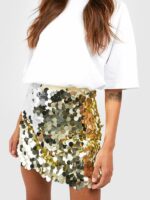 Glamorous and Alluring | Sequined Short Skirt for a Hot and Sexy Look