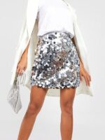 Glamorous and Alluring | Sequined Short Skirt for a Hot and Sexy Look