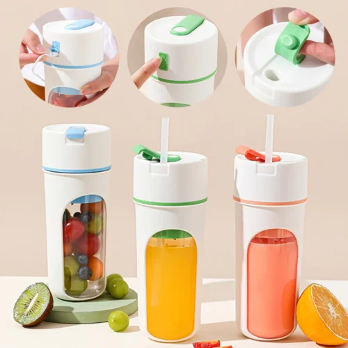 Portable Blender for Sports and Travel - USB Electric Juicer Cup for Shakes