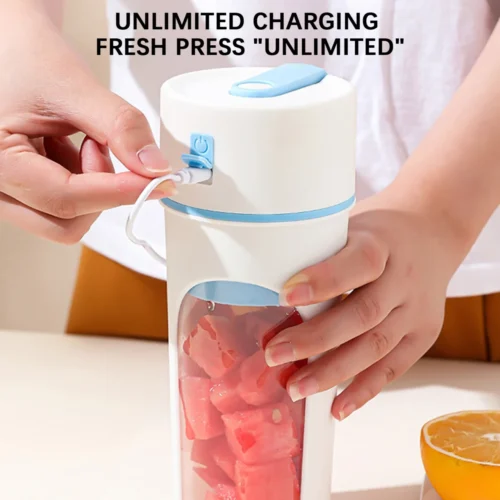 Portable Blender for Sports and Travel - USB Electric Juicer Cup for Shakes