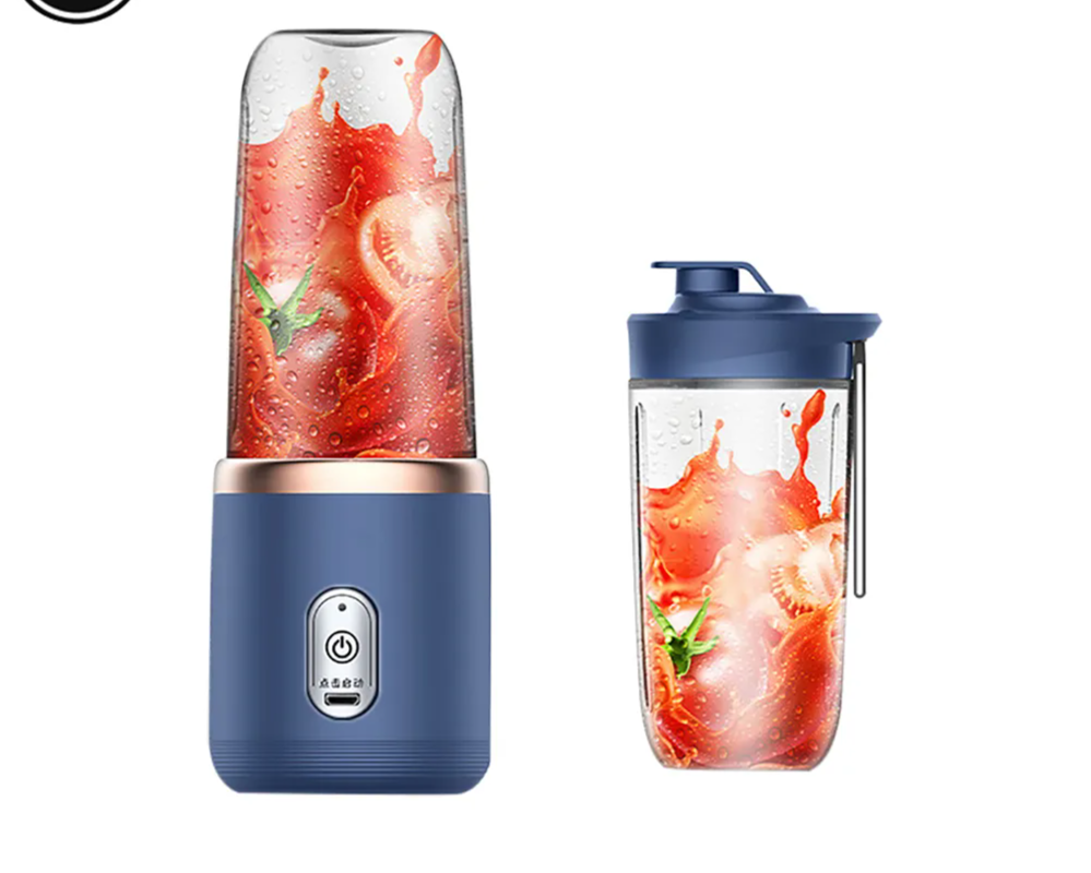 400ml Portable Mini Electric Fruit Juicer - USB Charging Lemon Orange Juice Cup, Smoothie Blender Machine for Kitchen Appliances