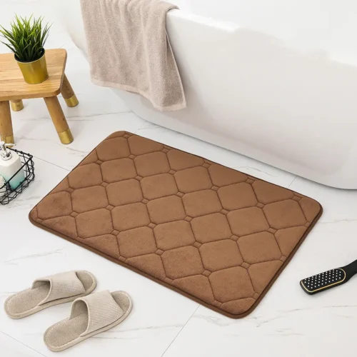 Super Absorbent, Quick Dry, Soft, Machine Washable Bathroom Rug, Floor Mat - Image 2