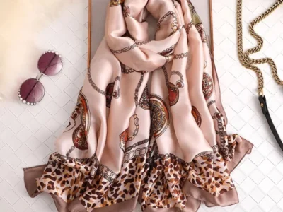 Silk Beach Shawl | Soft Chiffon Scarf, Sunscreen Wrap & Bandana | Free Shipping