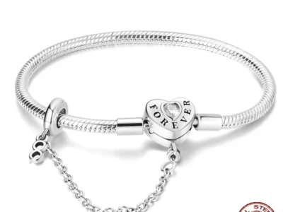 925 Silver Bracelet - 17-20CM Fit DIY Charms, Birthday Jewelry Gifts