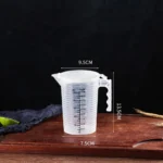 Thickening Plastic Measuring Cup - Food Grade, Transparent, Graduated Cups in 500/1000/2000/5000ml for Kitchen and Experiments