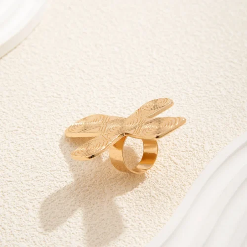 Chic Large Double Hearts Ring – Trendy Statement Jewelry for Women