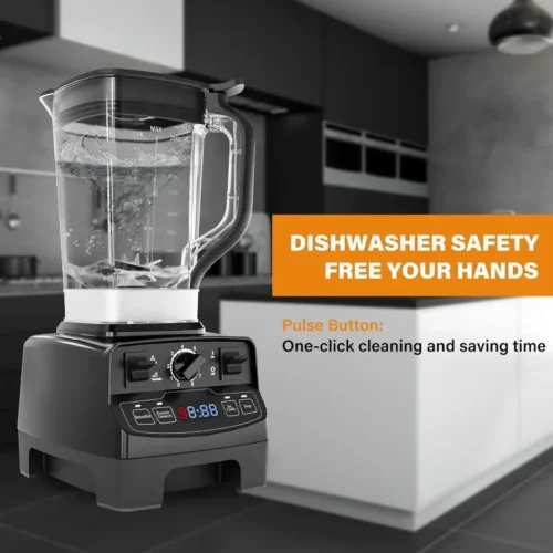 High-Performance Smoothie Blender Maker – 1450W, 4 Preset Programs, 8-Speed Control, 2L Capacity