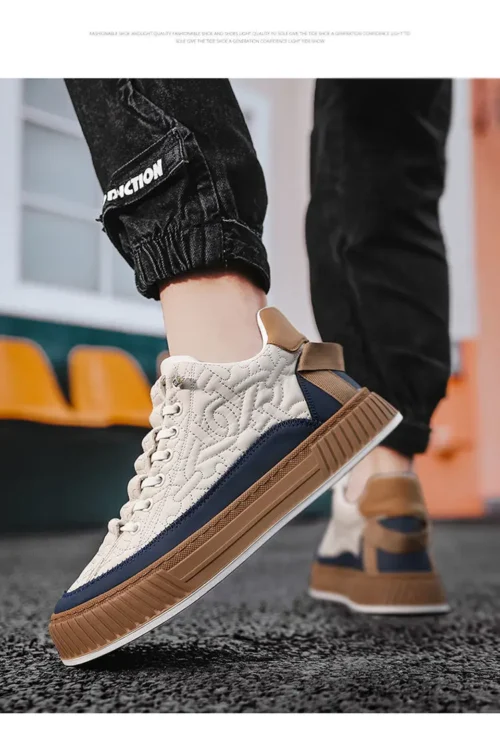 Luxury Men's Casual Sneakers - Non-Slip, Comfortable, Breathable, Fashion Flat Shoes - Tenis Masculino