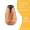 Essential Oil Aroma Diffuser Aromatherapy Machine High Quality Fragrance Air Humidifier with 7 LED Light