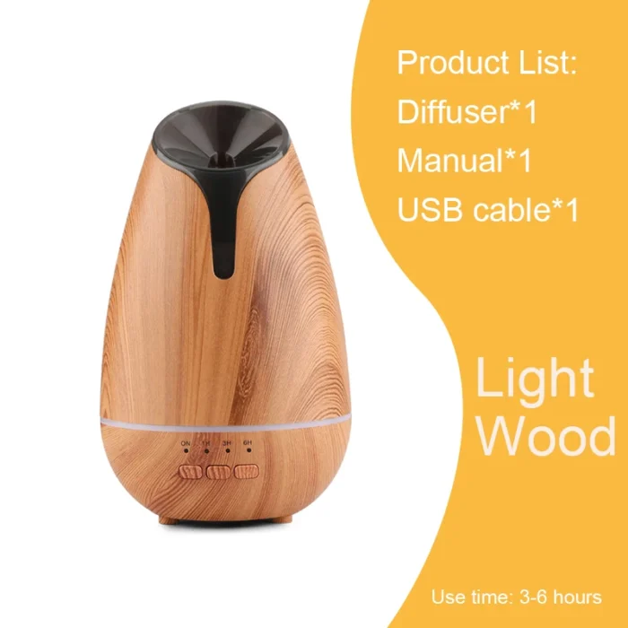 Essential Oil Aroma Diffuser Aromatherapy Machine High Quality Fragrance Air Humidifier with 7 LED Light