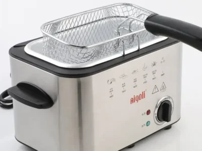 Upgraded Small Electric Fryer - Household and Commercial Multi-Function Fuel-Efficient Fryer with Electric Heating Pot