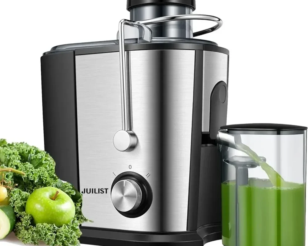 Easy to Clean Juicer Machine - 3" Feed Chute Juicer Extractor for Whole Vegetables and Fruits