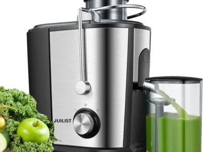 Easy to Clean Juicer Machine - 3" Feed Chute Juicer Extractor for Whole Vegetables and Fruits